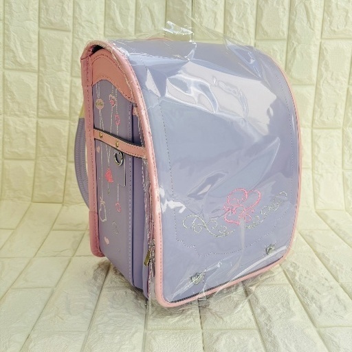 新品❤️ランドセル 女の子 紫 ピンク 刺繍 ハート 可愛い