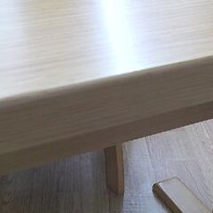 2人掛けダイニングセット テーブル幅70㎝ 回転チェア×2 ナチュラルブラウン ベージュ 食卓セット　西岡店の画像