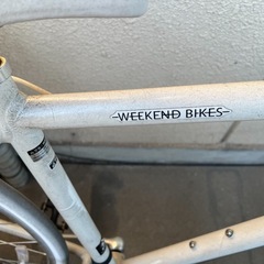 WEEKEND BAKIS クロスバイク　しろ白の画像