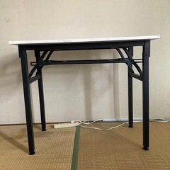 大理石柄デスク　折りたたみの画像