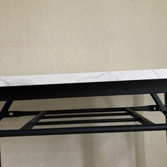 大理石柄デスク　折りたたみの画像