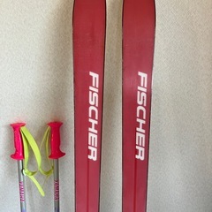 Fischerスキー板160cm+ストックセットの画像