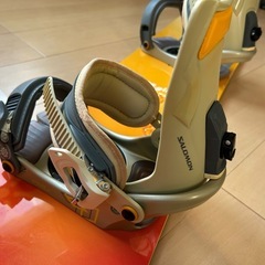 【美品:取りに来てくれる方限定】スノーボード＆ビンディングセット G-girls essence 板140cmの画像