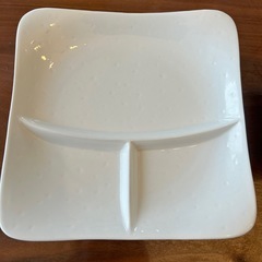 ④ スクエア　ご飯プレート　サラダ、小鉢セット　4枚セットの画像