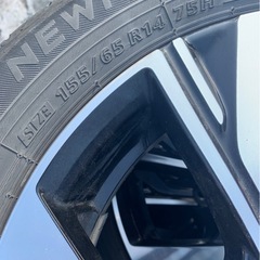 DAIHATSUタントカスタムタイヤホイールセットの画像