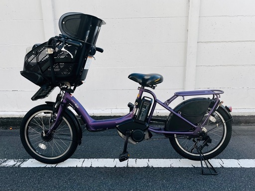 【電動アシスト自転車】新品タイヤ 新品グリップ　バッテリー　12.3Ah 鍵3個 ヤマハ パスキス　20インチ YAMAHA PAS Kiss