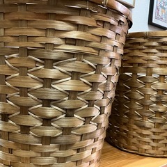 大きな観葉植物🪴の鉢のカバー籠の画像