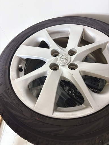 スタッドレスタイヤ 4本セット 【トヨタ純正アルミ付】 195/50R16 84Q ヨコハマ アイスガード iG70 ナット付