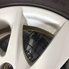 スタッドレスタイヤ 4本セット 【トヨタ純正アルミ付】 195/50R16 84Q ヨコハマ アイスガード iG70 ナット付の画像