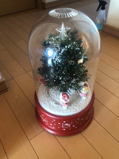 希少品！！ハローキティ 雪降るファイバー クリスマスツリー (JJ) 札幌
