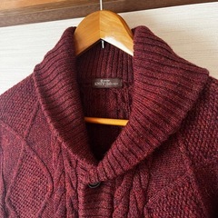 ウール100% ローゲージニットカーディガン ★Sサイズ★の画像