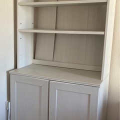 IKEA イケア　キャビネット　棚　白の画像