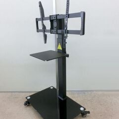 ①■Perlegear テレビスタンド キャスター付き 壁寄せTV台 TVスタンド ハイタイプ M6ボルト15ｍｍ テレビ台 テレビボード 札幌 西区 西野店の画像