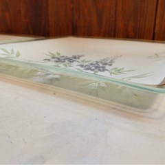 藤の花デザイン皿  2枚セットの画像