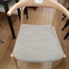 ★リユースのサカイつくば店★TK7426  ダイニングチェア グレー H70×D45×W55 クリーニング済みの画像