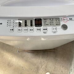 【高年式】大阪送料無料★3か月保障付き★洗濯機★ハイセンス★5.5kg★2024年★HW-T55H★S-159の画像