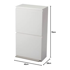 アスベル フタ付き2段ゴミ箱の画像