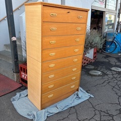 無料！中古8引出しタンス。の画像