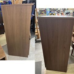 ニトリ レンジ台(フォルムN RE9060G MBR）ミドルブラウン キッチン収納 レンジボード ☆札幌市 白石店の画像