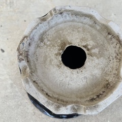 【中古】陶器の鉢(黒7号)の画像