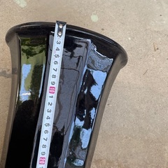 【中古】陶器の鉢(黒7号)の画像