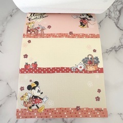 ディズニー メモ帳 ミニー Disney メモ用紙 文房具の画像