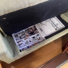 2人掛けソファベッドの画像