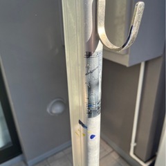 屋外用　物干し竿2本と物干し台（ブロー台セット）の画像