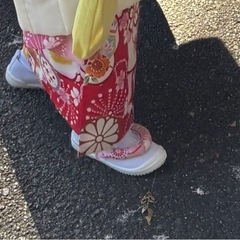 草履スリッポン（草履風上履き）七五三　16cm 女の子 の画像