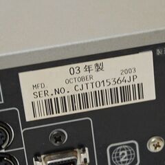 ② Pioneer DVDレコーダー DVR-510H HDD 80GB 2003年製 DVD再生確認済み パイオニア  札幌市 清田区 平岡 の画像