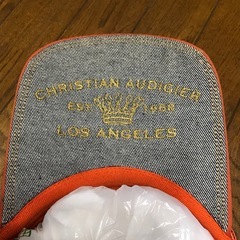 激レア クリスチャンオードジェー エドハーディ メッシュキャップ オレンジ 当時モノの画像