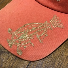 激レア クリスチャンオードジェー エドハーディ メッシュキャップ オレンジ 当時モノの画像