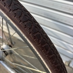 【整備士による点検済み】　☆前後中古タイヤ☆   　24インチ　LEDオートライト Jr.シティーサイクル　防犯登録料込価格︎‼︎の画像