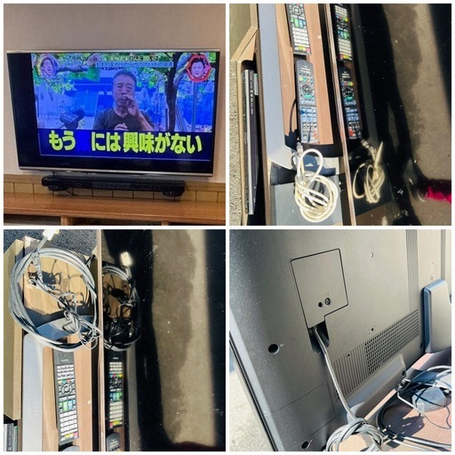 ♻️オススメ♻️液晶テレビ 60インチ　液晶カラーテレビ LC-60G9 2014年製。パナソニック ブルーレイ・ディスクレコーダー 