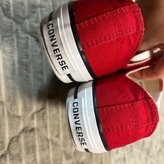 コンバース　24センチ　赤の画像