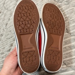 コンバース　24センチ　赤の画像