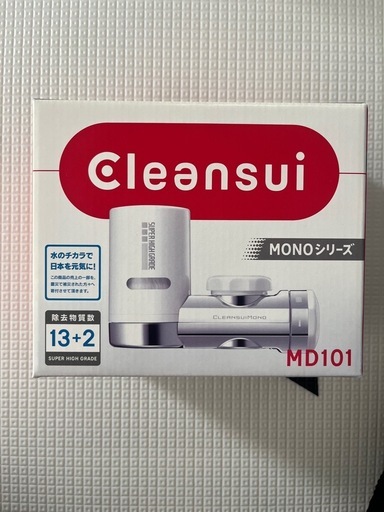クリンスイ 浄水器 4箱セット　蛇口直結型 MONOシリーズ メタリックボディ カートリッジ1個付き MD101-NC PFOS/PF