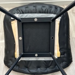 黒　テーブルチェア（1脚)/の画像