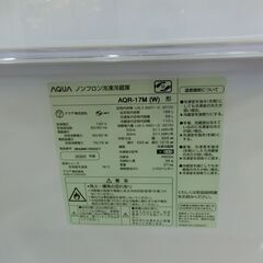 ID 675520　アクア　２ドア　168L　２０２２年製　AQR-17Mの画像