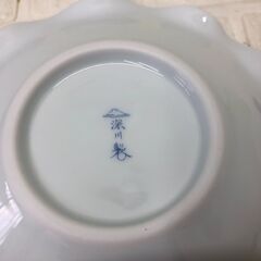 深川製磁 白百合 トリプレット 3枚組の画像