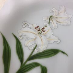 深川製磁 白百合 トリプレット 3枚組の画像