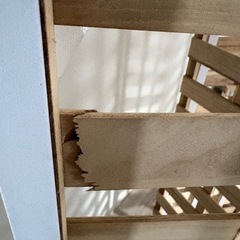 4つ折り桐すのこベッド ダブルサイズ 耐荷重200kg の画像