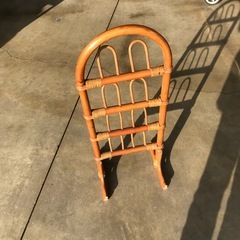 ラタン　スリッパラックの画像