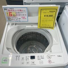 【ジャングルジャングル滋賀草津店】ジモティ来店特価‼ 洗濯機 ヤマダ YWM-T70H1 2021 J-251181の画像