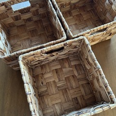 かご　バスケット3つセットの画像