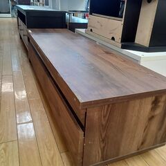 ★リユースのサカイつくば店★TK7427 サン TVボード ブラウン H38×D45×W160 クリーニング済みの画像