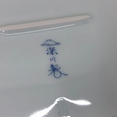 深川製磁 白百合 スクエアトレイの画像