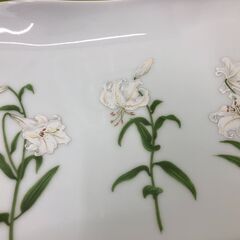 深川製磁 白百合 スクエアトレイの画像