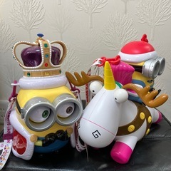 ユニバ ミニオン ポップコーンバケツ 2体セット USJの画像