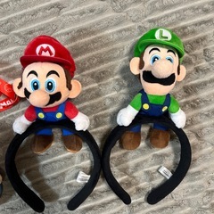 USJマリオ　ルイージ　カチューシャ　マリオ　パスケースの画像